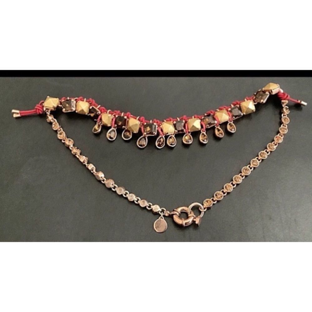 Marc by Marc Jacobs Rose Gold Statement Necklace 18”